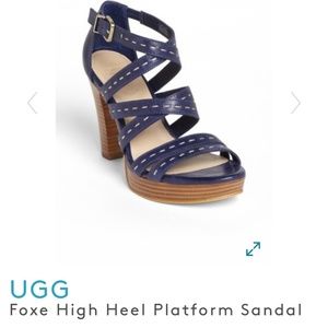 Foxe High Heel Platform Sandal